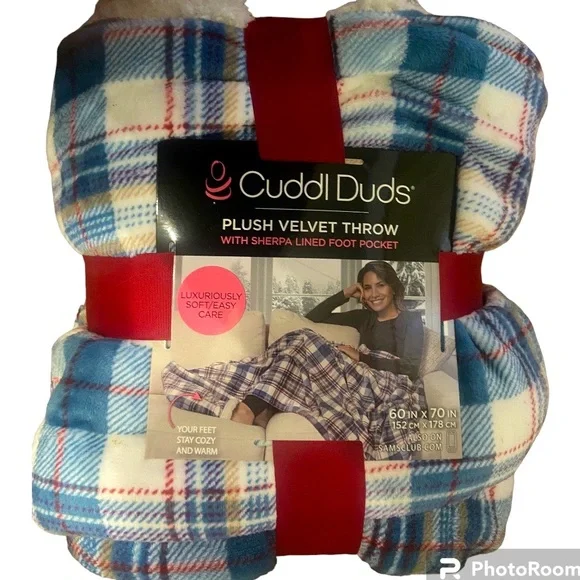 Cuddl lit duds plush velvet throw